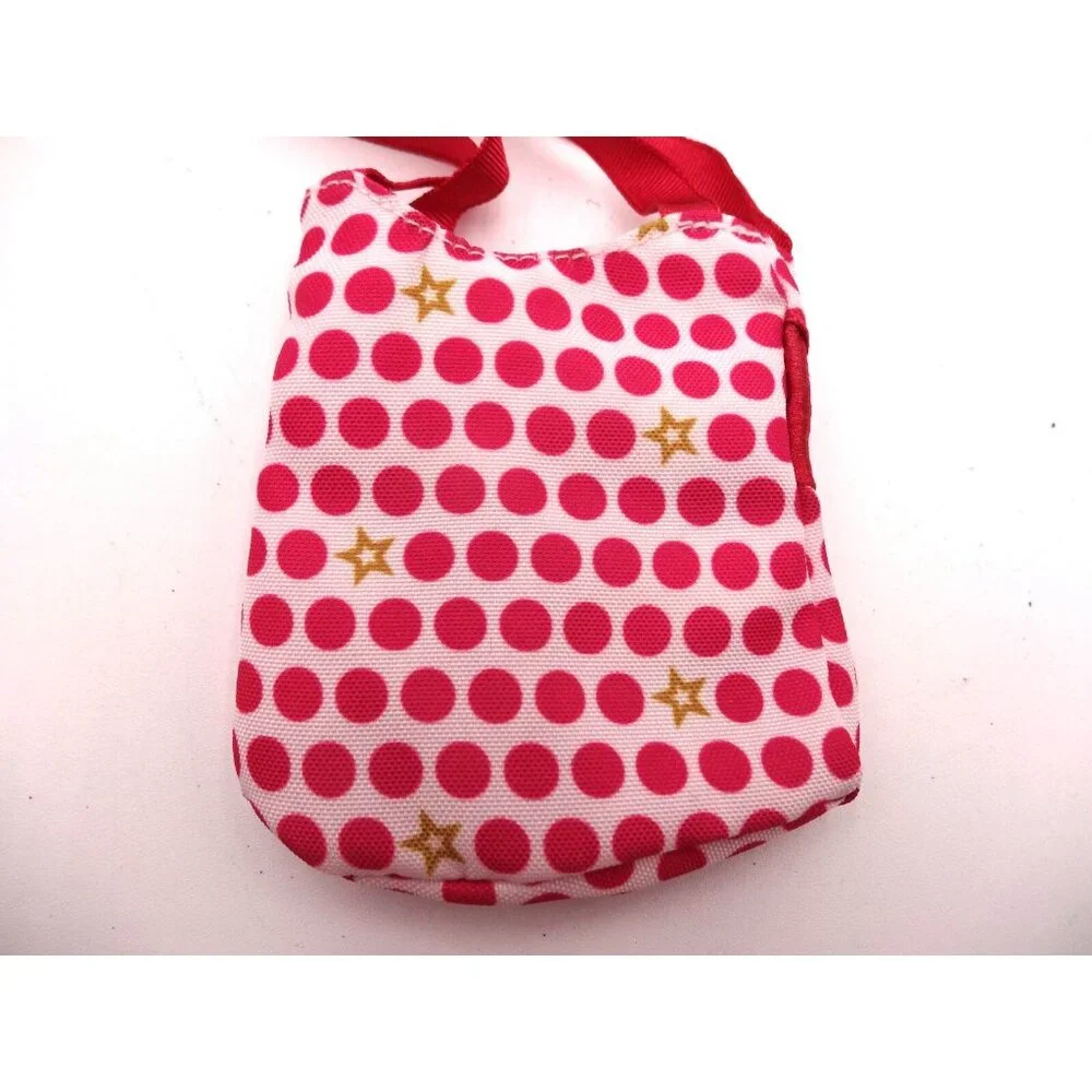 American Girl 2017 Travel In Style Luggage Pink Dots Tote Bag Purse for 18